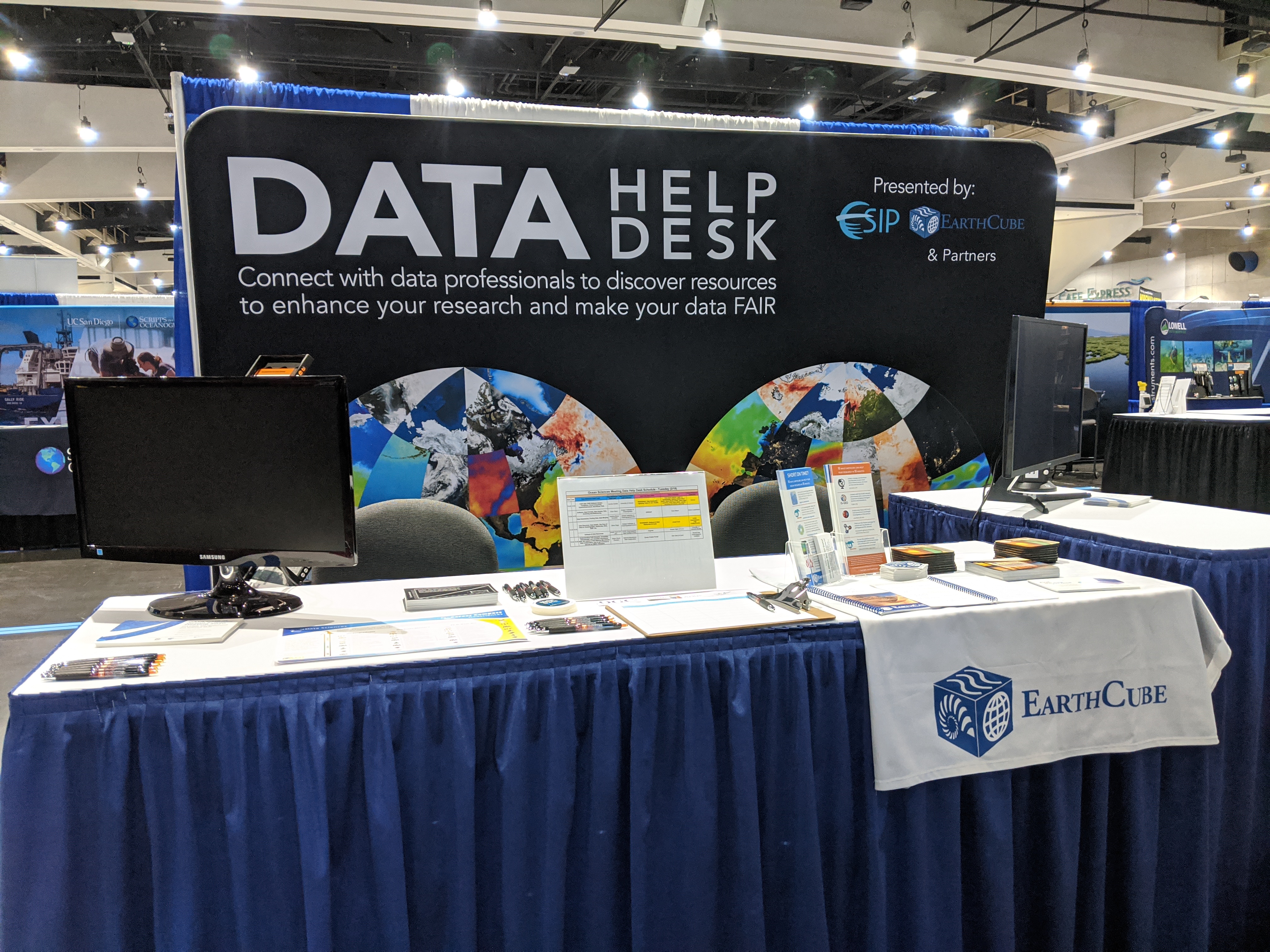 Data Help Desk table layout