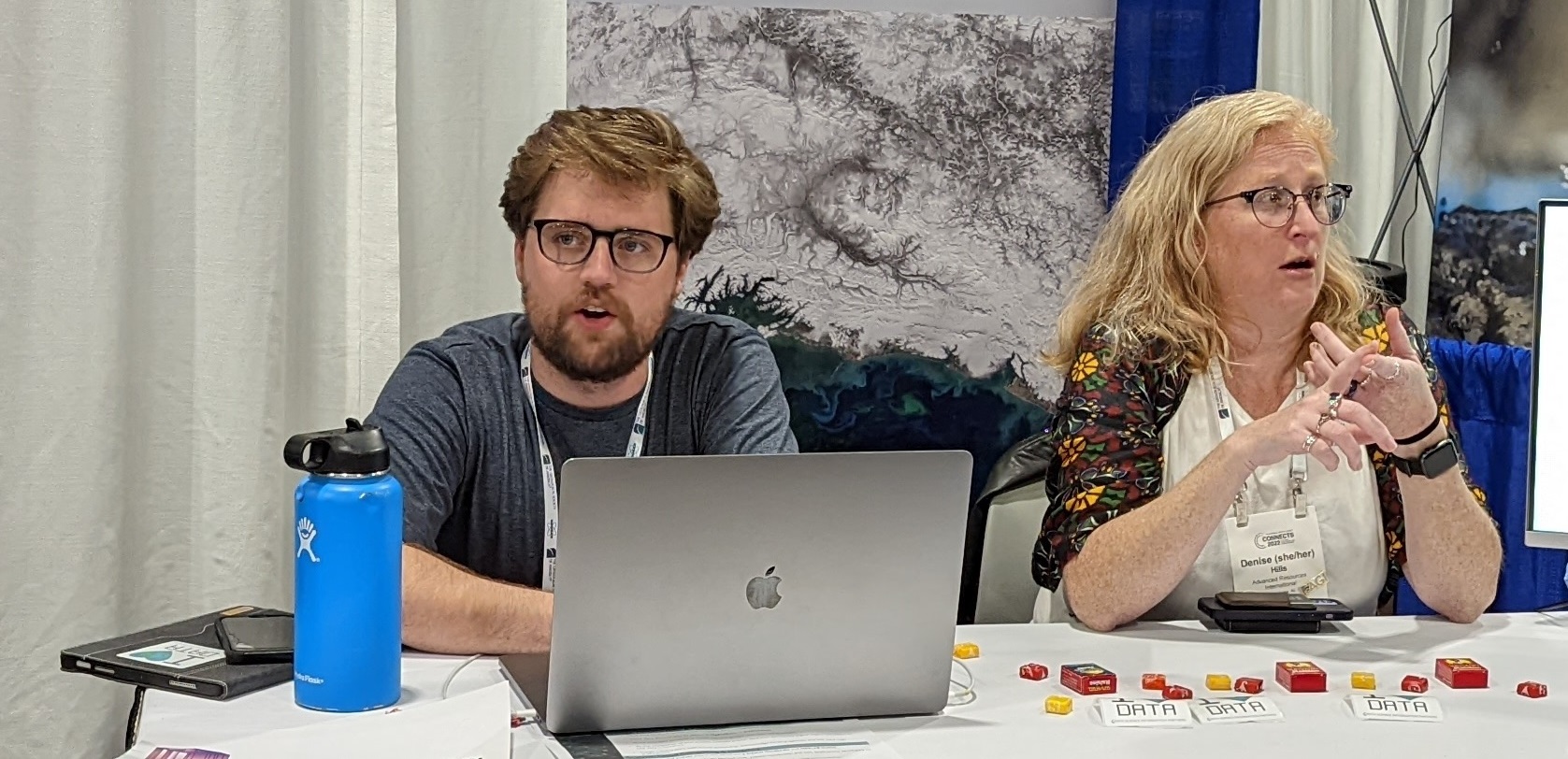 Data Help Desk table with staff